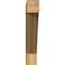 Ekena Millwork Traditional Block Rough Sawn Bracket, Western Red Cedar, 4"W x 22"D x 22"H BKT04X22X22TRA05RWR - alternate 3